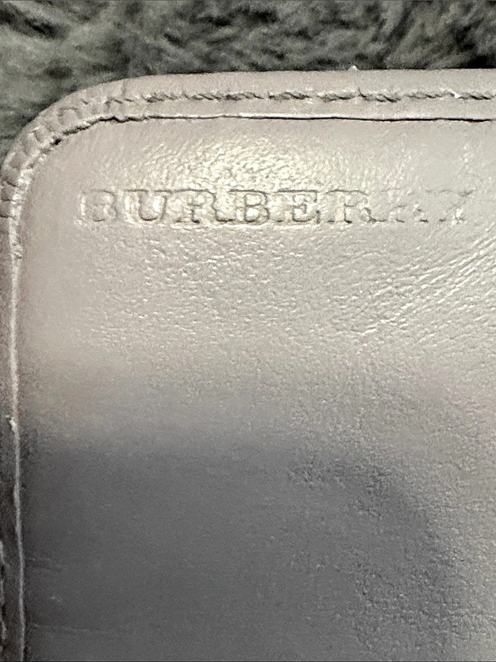 Burberry House Check Continental Wallet Plaid Gray & Brown - Picture 6 of 6